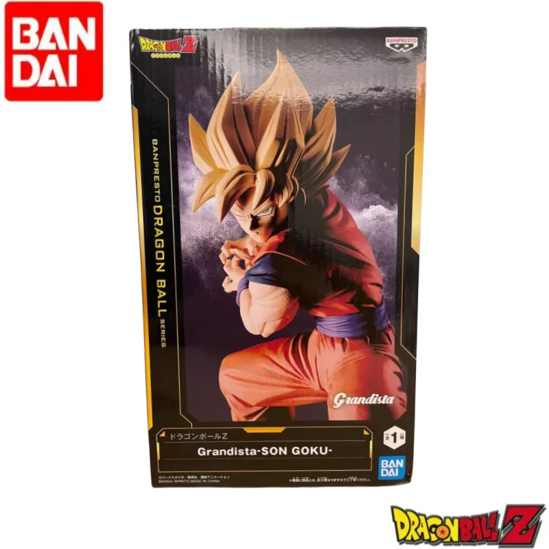 In Stock  Original Dragon Ball Banpresto Son Goku Figurine Model Ornaments Anime Toys Statue Holiday Gifts Action Figure