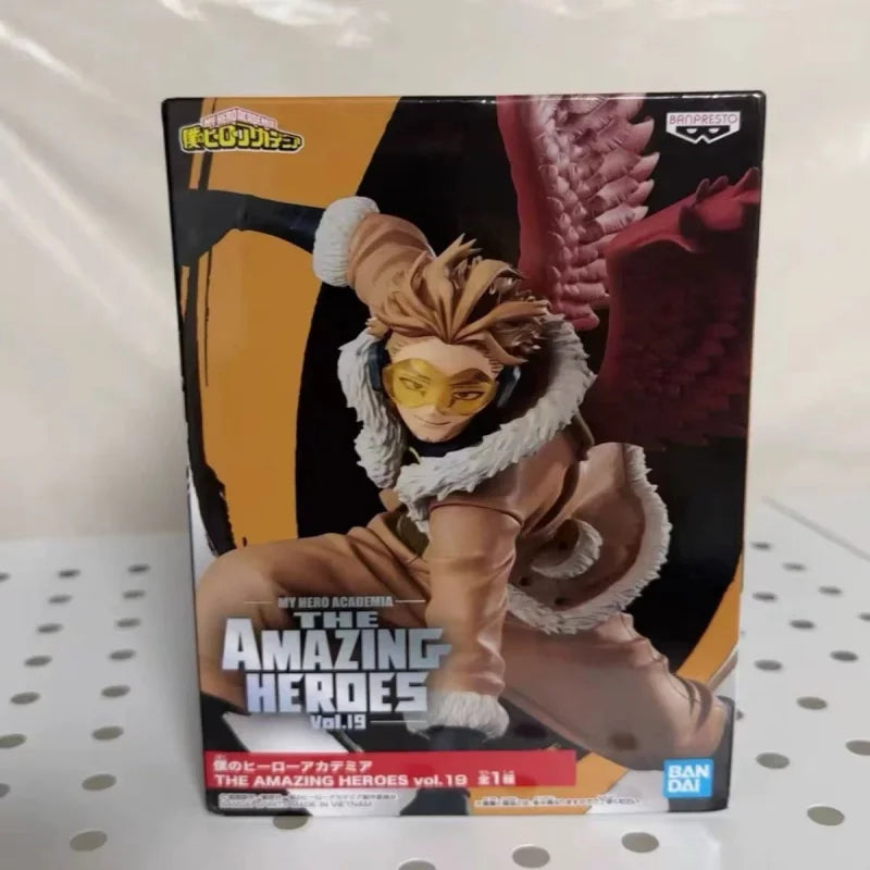 In Stock My Hero Academia Hawks  Banpresto the Amazing Heroes Vol.19 Action Figure Original Model Doll Brand New Boxed