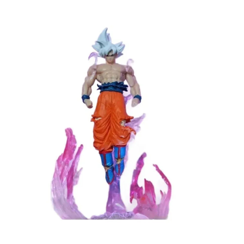 Anime Dragon Ball Figure with Light Ultra Instinct / Saiyan Son Goku