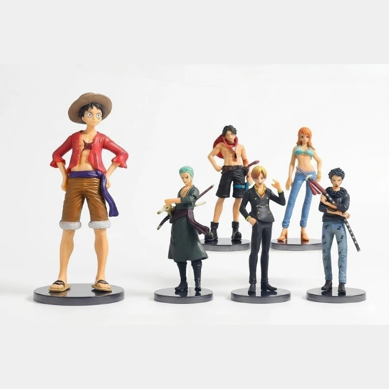 6pcs One Piece Anime Figures