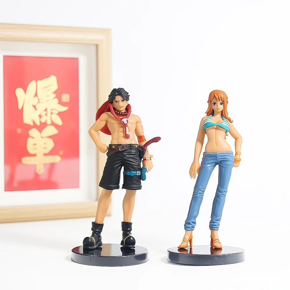 6pcs One Piece Anime Figures