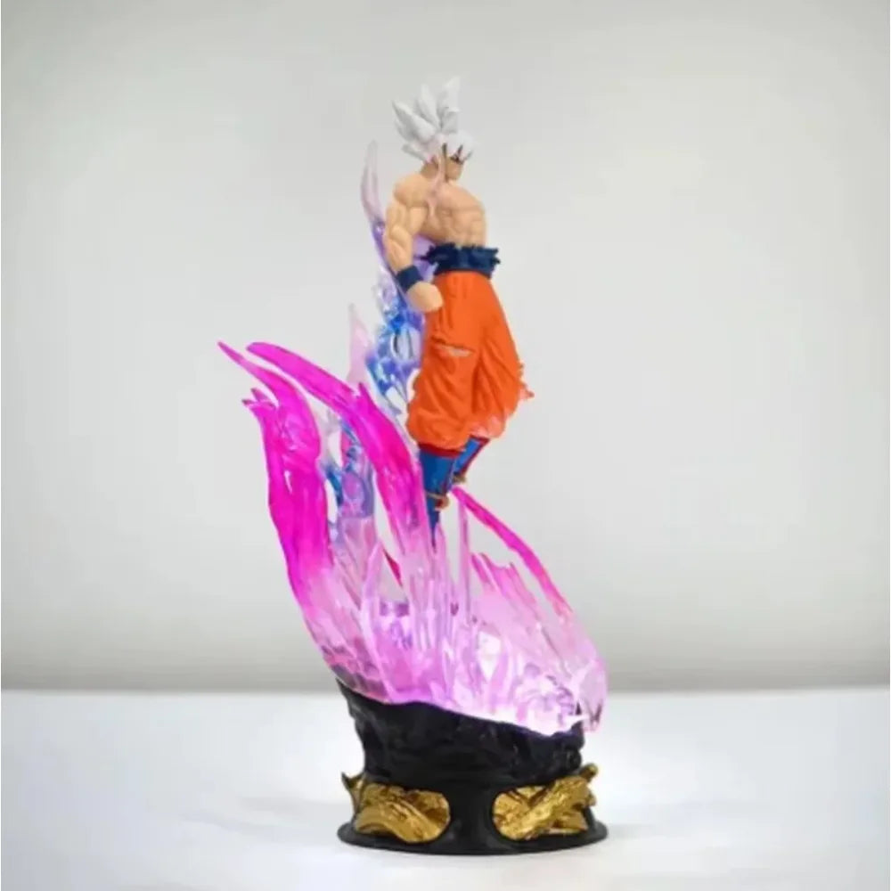 Anime Dragon Ball Figure with Light Ultra Instinct / Saiyan Son Goku