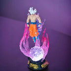 Anime Dragon Ball Figure with Light Ultra Instinct / Saiyan Son Goku