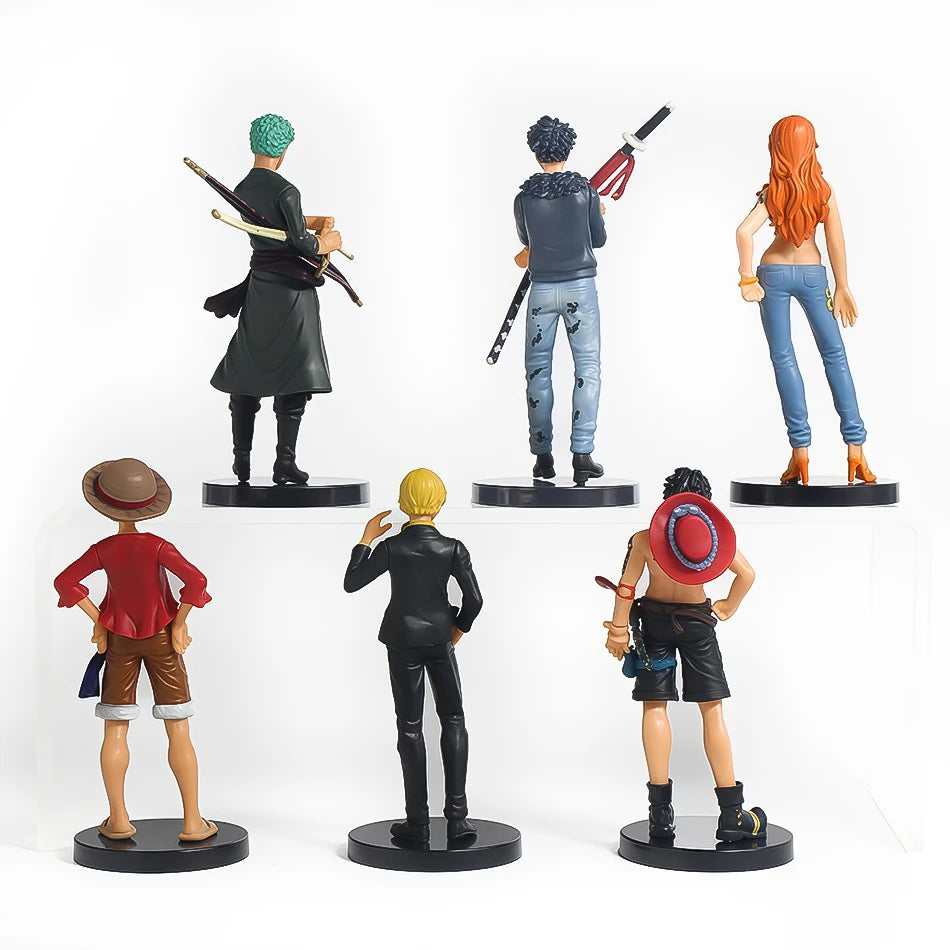 6pcs One Piece Anime Figures