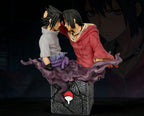 Naruto anime characters Sasuke Uchiha and Itachi Uchiha