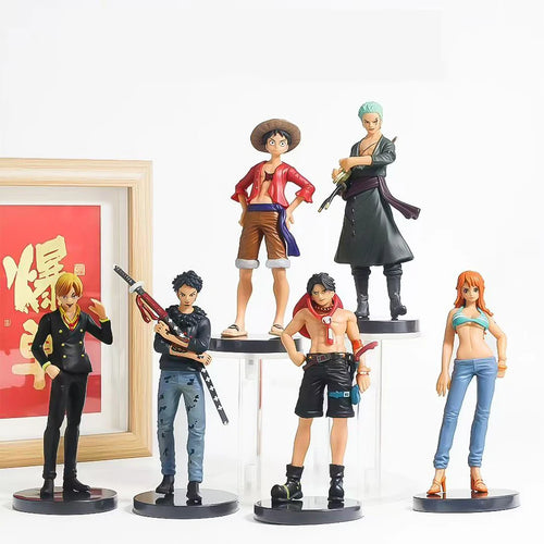 6pcs One Piece Anime Figures