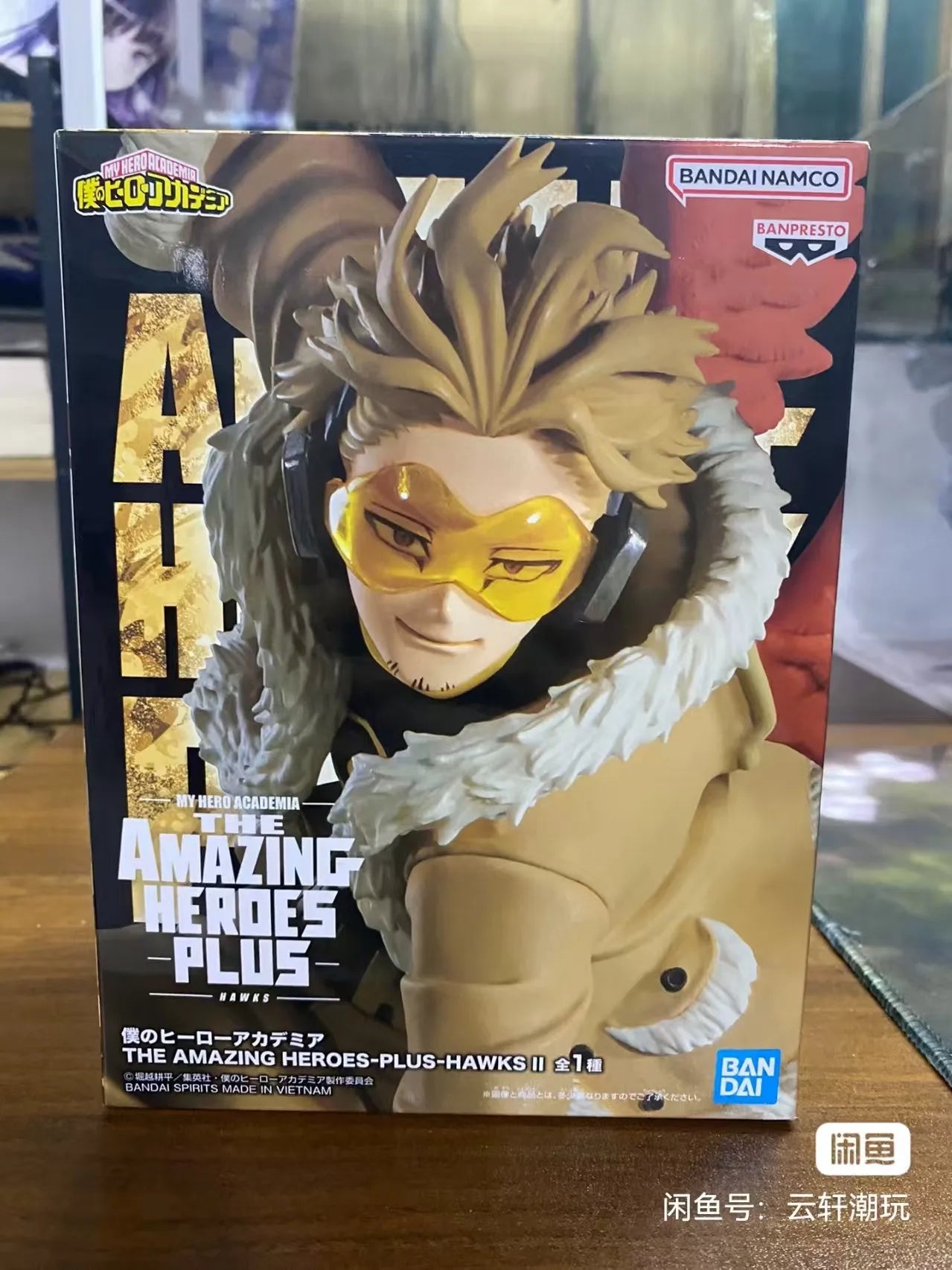 In Stock My Hero Academia Hawks  Banpresto the Amazing Heroes Vol.19 Action Figure Original Model Doll Brand New Boxed